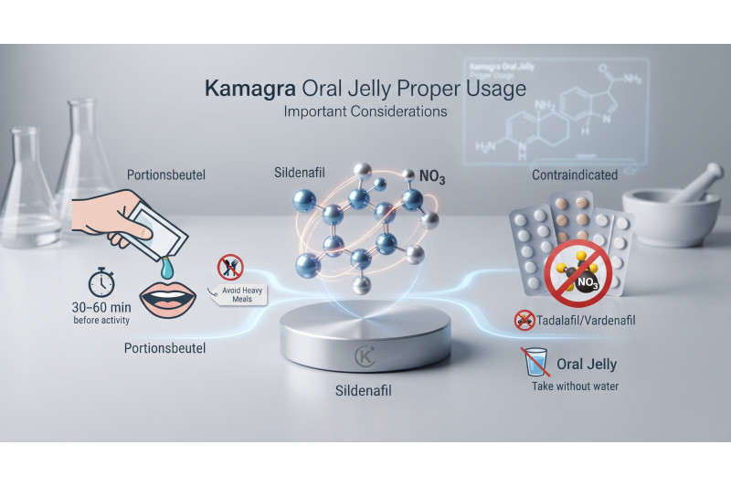 Kamagra Oral Jelly Einnahme: Anwendung und Dosierung